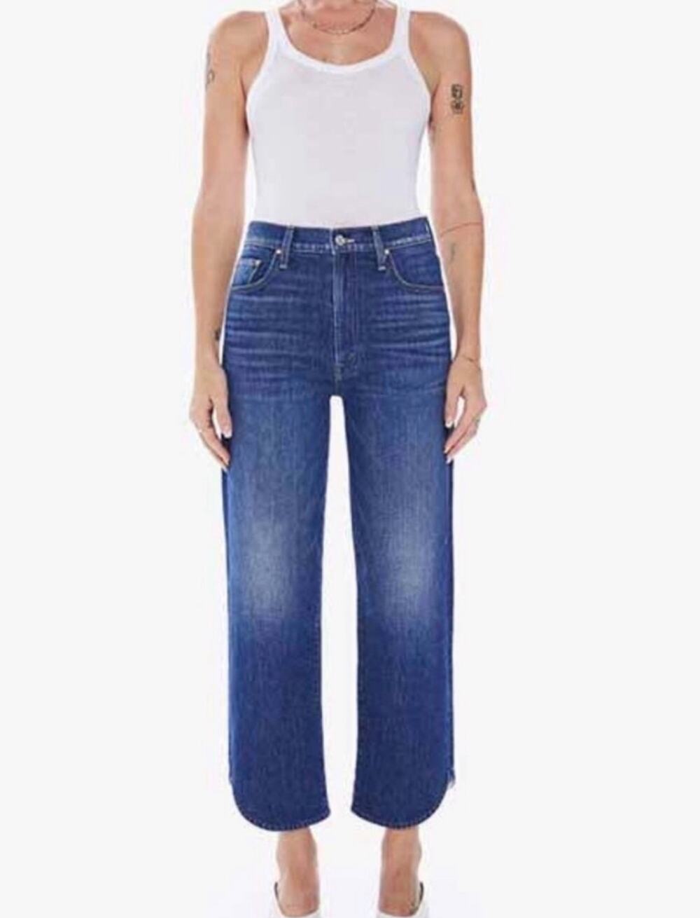 Mother Superior 31 The Rambler Zip Matinee Ankle Jeans